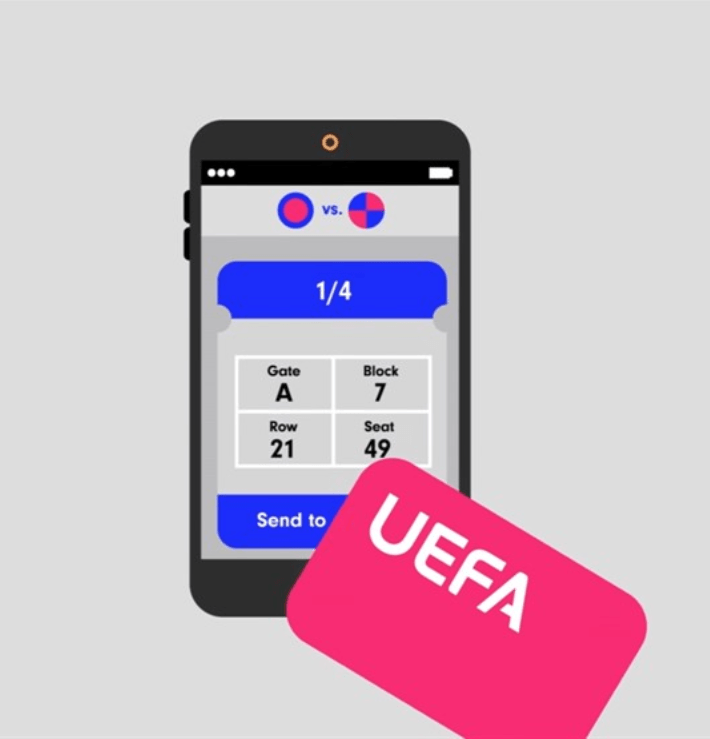 Tickets for the UEFA through the blockchain-a platform