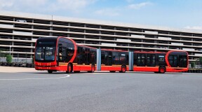 World’s Largest and Most Spacious Electric Bus Presented in China