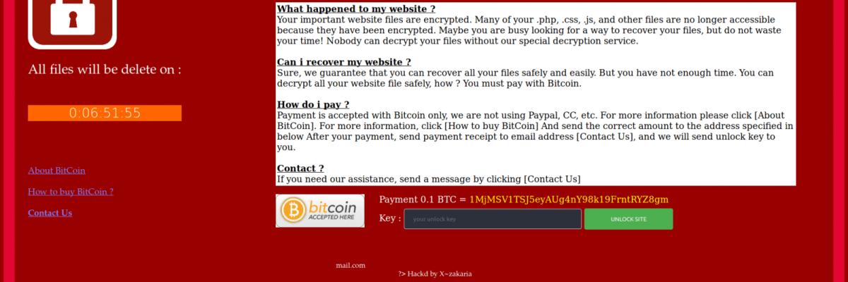 Hacker extorts 0.1 BTC for decoding the website of the Ukrainian Ministry of Energy