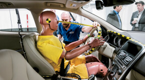 How to perform a crash test with minimum damage to the car