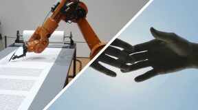 Robots equipped with tactile and visual object identification systems