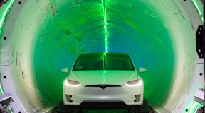 The Boring Company Unveils Its First Electric Vehicle Tunnel