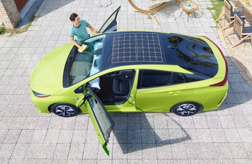 Toyota creates car powered by solar panels
