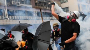 Hong Kong protesters versus facial recognition technology