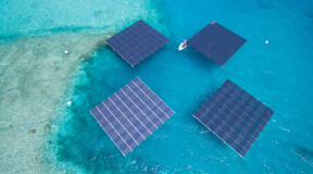 The Maldives has the largest floating solar power plant in the world