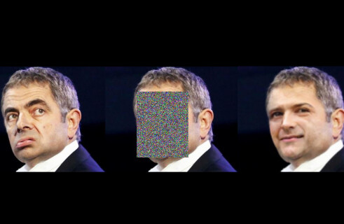 'Deepfake' instead of pixels on your face