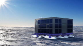 Японцы разработали прототип мобильной антарктической базы