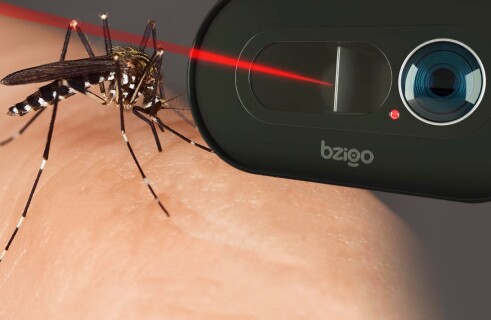 Устройте охоту на комаров с лазерным детектором Bzigo