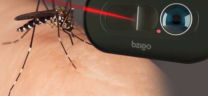 Go mosquito hunting with a Bzigo laser detector 