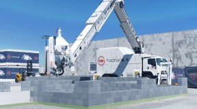 Australia creates Hadrian X, a bricklaying robot