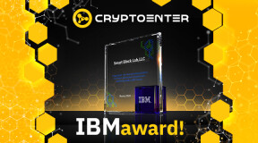 IBM has awarded Cryptoenter DeFi solution as ‘Most Promising Fintech Solution Using IBM Clould Services‘