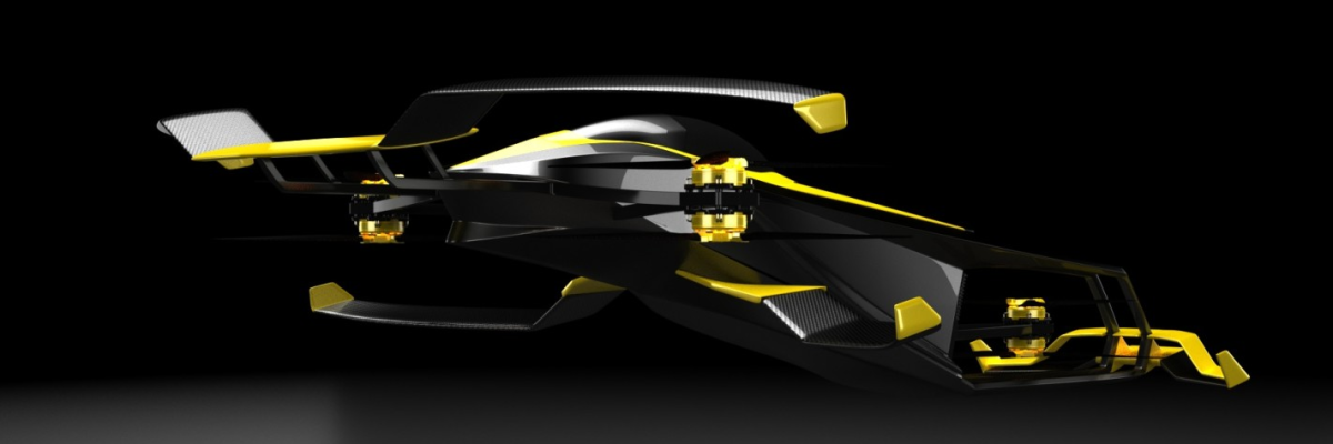 A hydrogen-powered Carcopter is being developed for racing in France