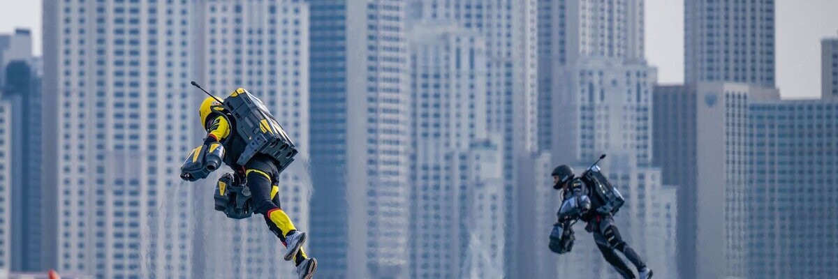 The UAE Hosted the First Ever Jet Suit Race in Dubai