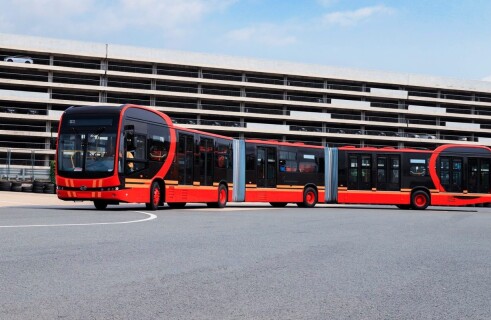 World’s Largest and Most Spacious Electric Bus Presented in China
