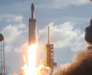 SpaceX's Falcon Heavy is on its third flight