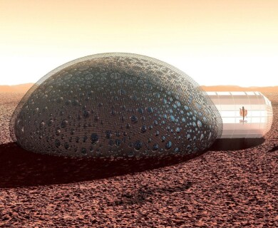 Проект Mars X-House: 3D печать домов на Марсе