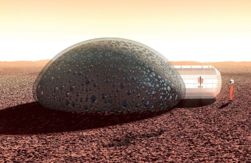 Проект Mars X-House: 3D печать домов на Марсе