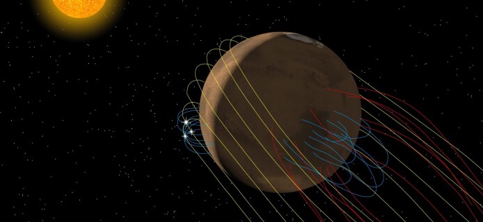Magnetic Tail of Mars