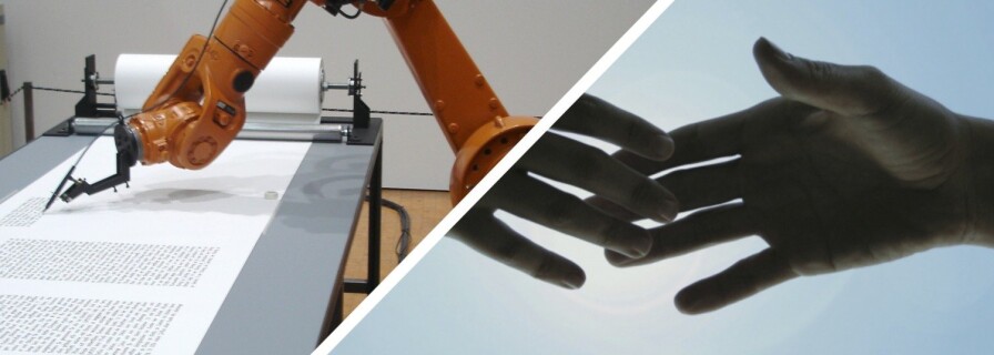 Robots equipped with tactile and visual object identification systems