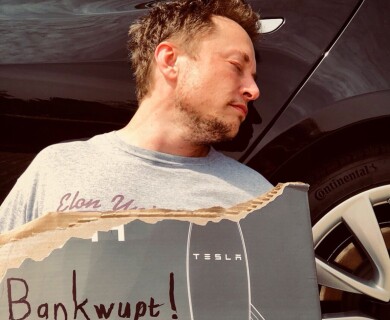 Акции Tesla упали на 5% после неудачной шутки Илона Маска