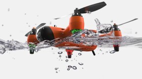 SPRY: amphibian drone is able to fly and swim under water