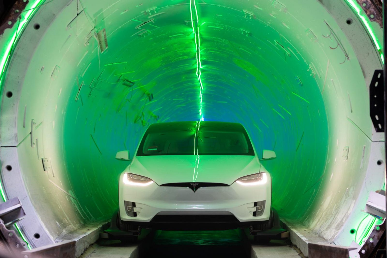 The Boring Company Unveils Its First Electric Vehicle Tunnel Hitecher