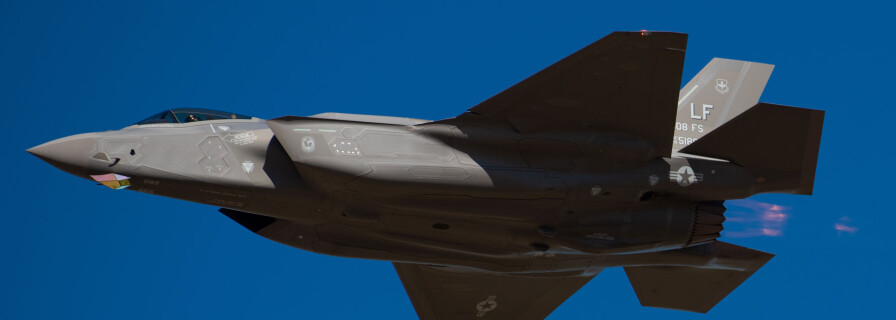 Ветеран ВВС США записал панорамное видео о самолете F-35