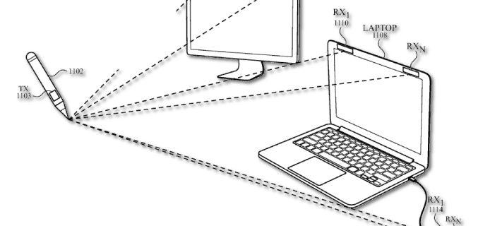 Apple patents a non-contact stylus