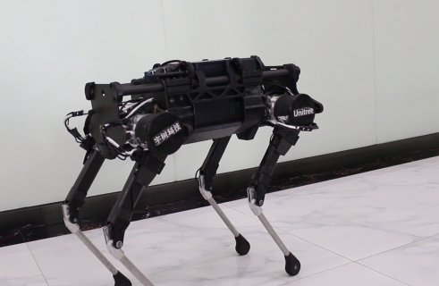 A competitor to the famous SpotMini robot is created in China