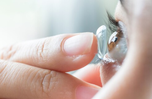 Hydrogel lenses will help cure corneal melting