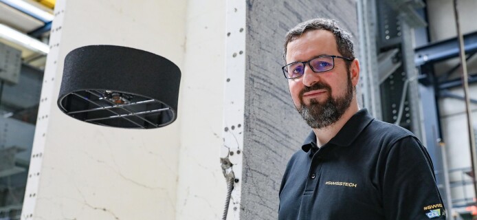 Swiss startup presents ‘flying saucer’ drone