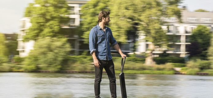 Audi merges electric scooter and skateboard