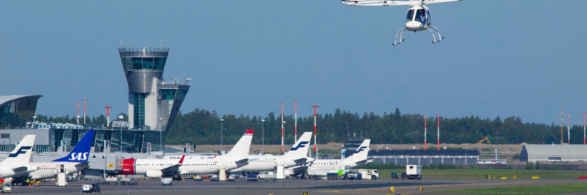 В аэропорту Хельсинки испытали аэротакси Volocopter 2X