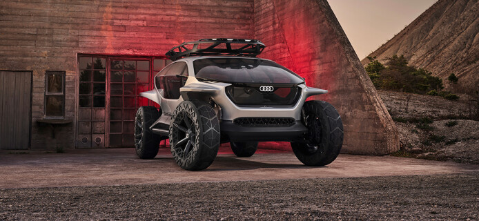 Концепткар Audi c дронами вместо фар