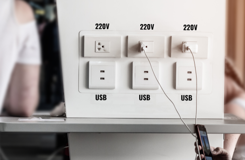 Do not charge your phone in the mall