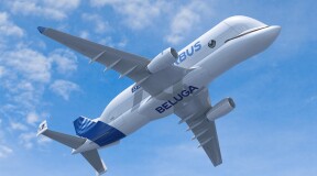 Gigantic Airbus plane starts transporting cargo 
