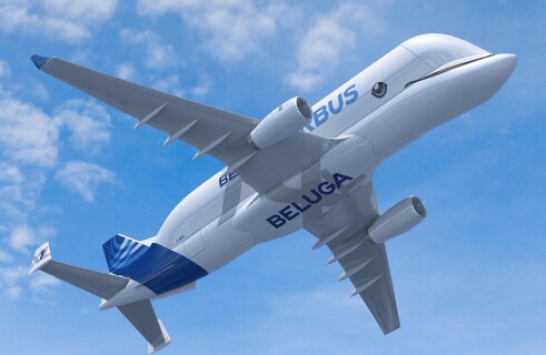 Gigantic Airbus plane starts transporting cargo 