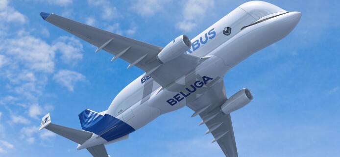 Гигантский самолет от Airbus приступил к перевозке грузов