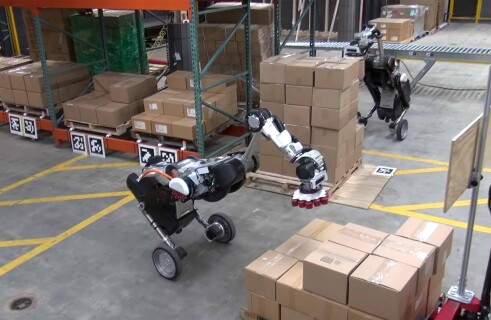 Boston Dynamics and OTTO Motors have teamed up to create an authentic 21st Century warehouse. 