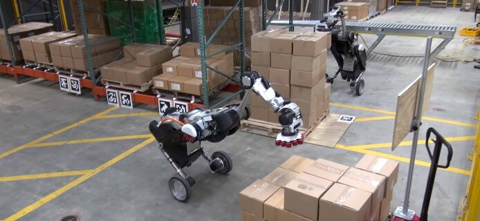Boston Dynamics and OTTO Motors have teamed up to create an authentic 21st Century warehouse. 