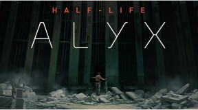 Teacher gives a mathematics lesson in Half-Life: Alyx