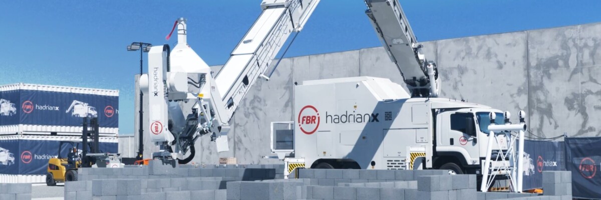 Australia creates Hadrian X, a bricklaying robot
