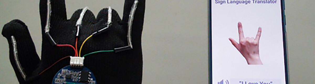 Bioengineers have developed a glove which converts sign language into speech