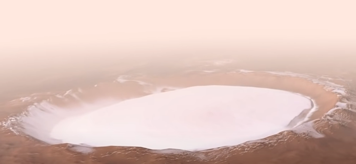 ESA shows the most beautiful crater on Mars