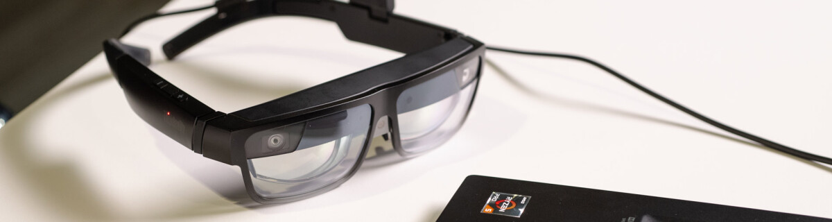 Lenovo’s AR smart glasses can project an image onto five virtual screens 