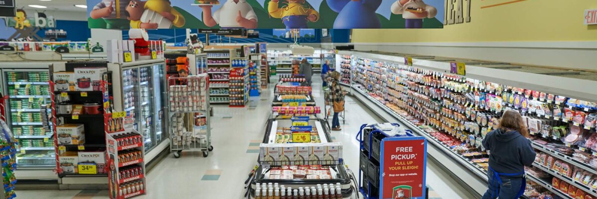 There is a programme underway in Ohio to testing out smart grocery shopping trolleys