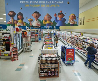 There is a programme underway in Ohio to testing out smart grocery shopping trolleys