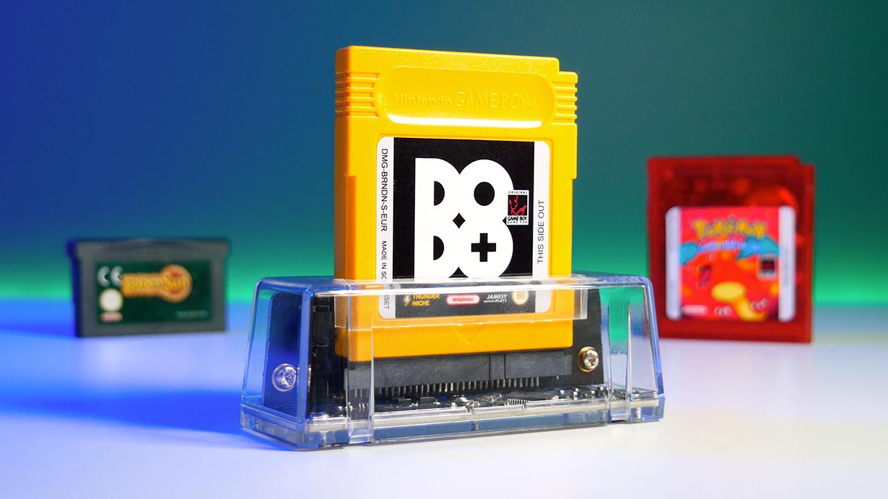 The GB Operator console allows you to play Game Boy games on your