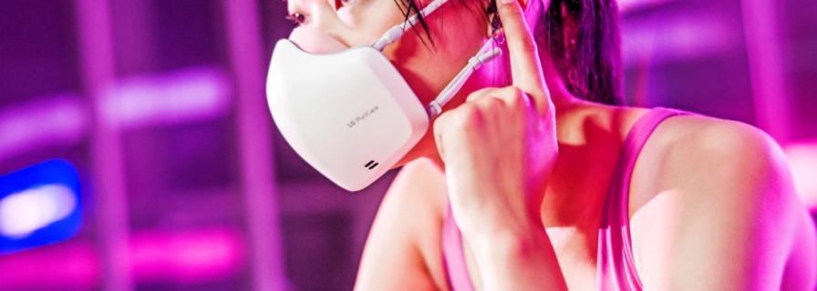 LG provides the PuriCare mask with a microphone and speaker