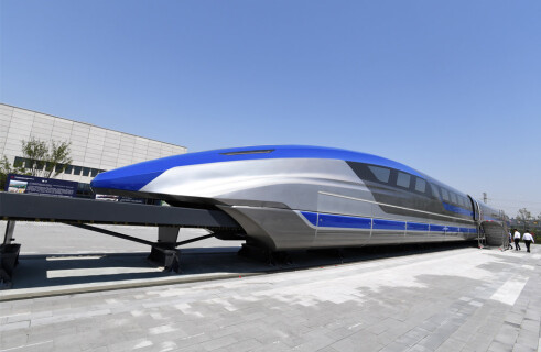 A state-of-the-art magnetic levitation train has been developed in China